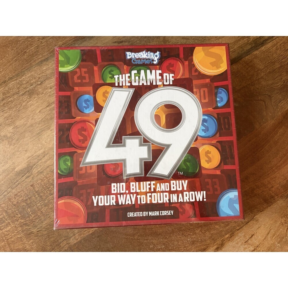Breaking Games The Game Of 49 Board Game Ages 10+ 2-5 Players Family New Sealed